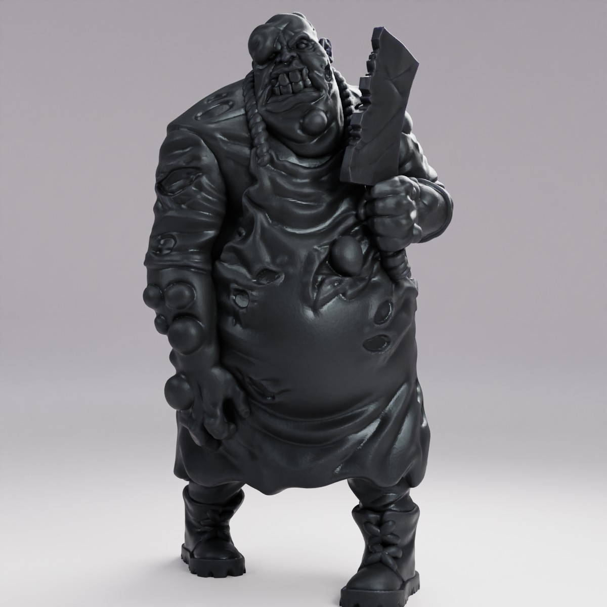 Hot Goblin. 肥満した彫刻師 - TTRPGミニチュア | Hot Goblin